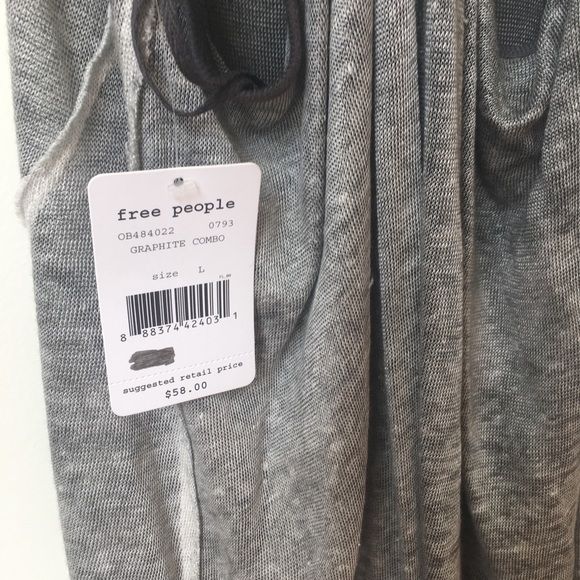 Free People Graphite Racerback Tank - Picture 8 of 8